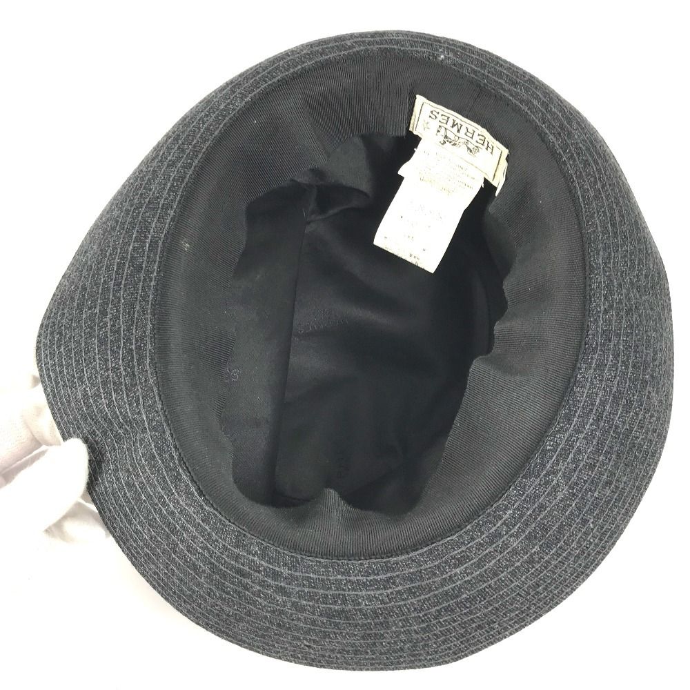 Hermes Hat Wool Navy — view 7