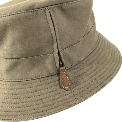 Hermes Hat Zip Up Cotton Khaki — view 5