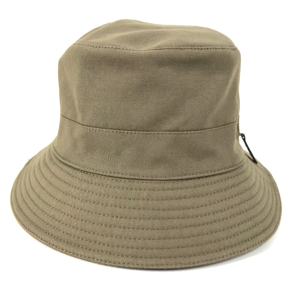 Hermes Hat Zip Up Cotton Khaki — view 3