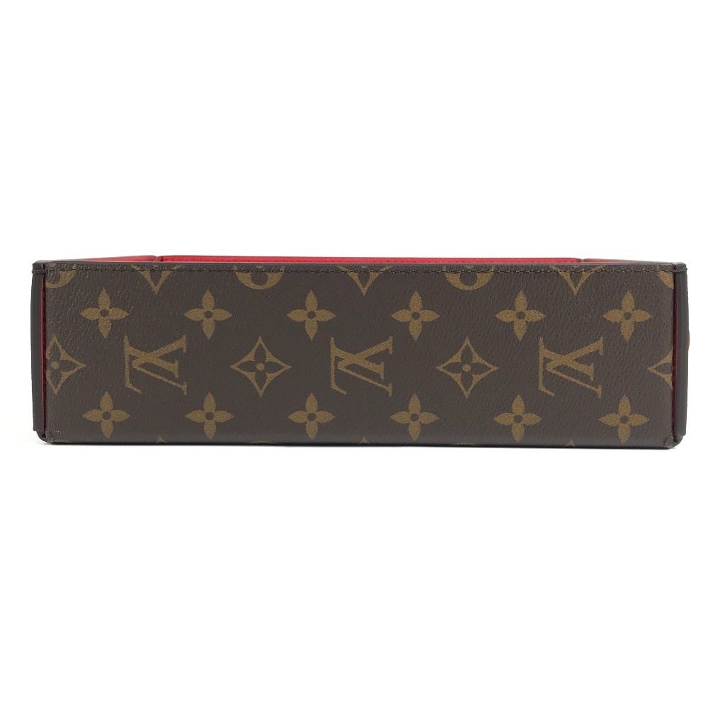 Louis Vuitton Case George Desk Tray MM Monogram Canvas Red — view 4