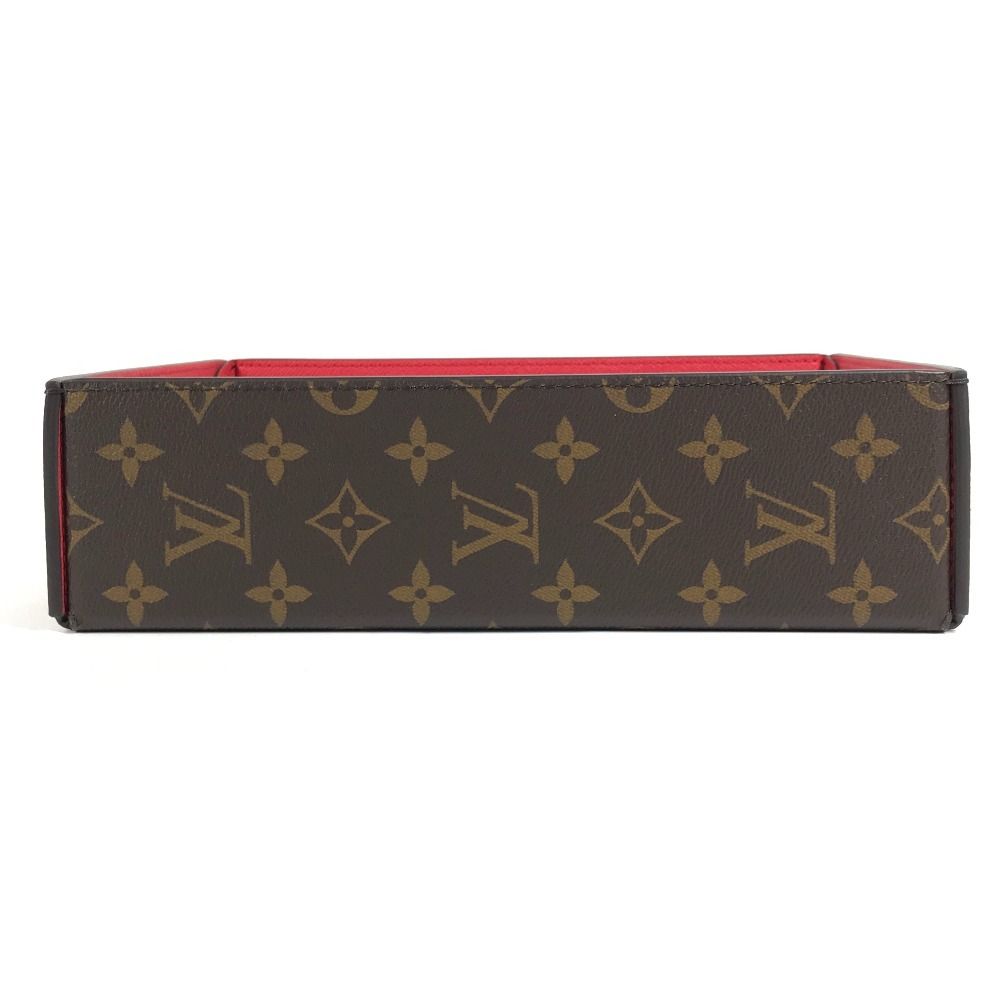 Louis Vuitton Case George Desk Tray MM Monogram Canvas Red — view 5