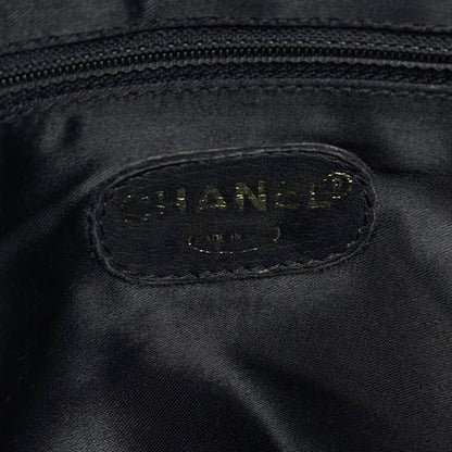 Chanel CC Logo Che Shoulder Bag Black — view 9