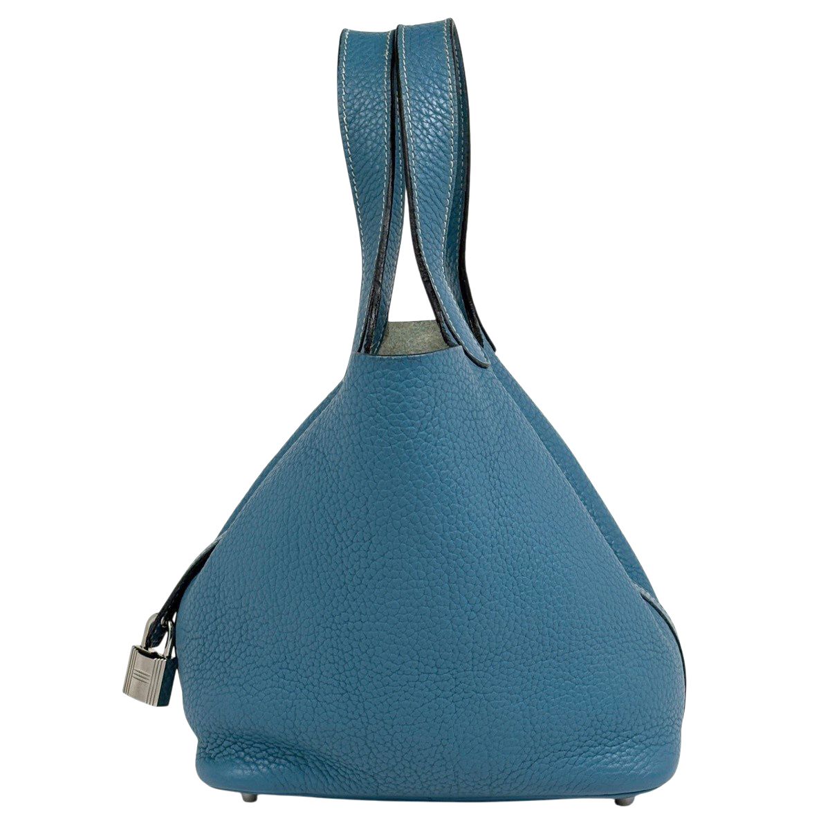 Hermes Picotin Lock PM Minibag Handbag Togo Blue — view 2