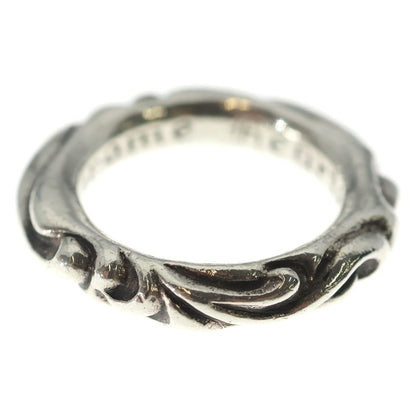 Chrome Hearts Scrl Band Scroll Ring Silver