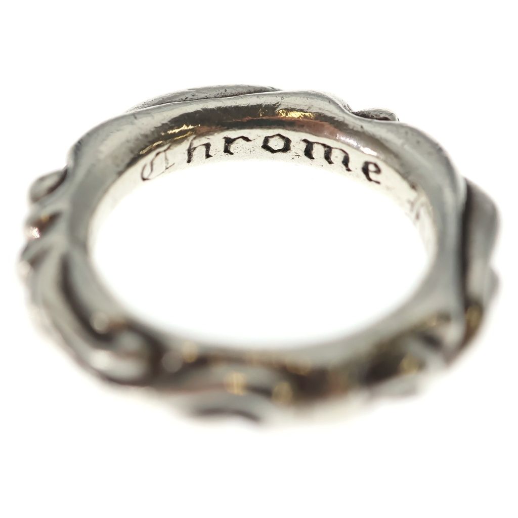 Chrome Hearts Scrl Band Scroll Ring Silver — view 5
