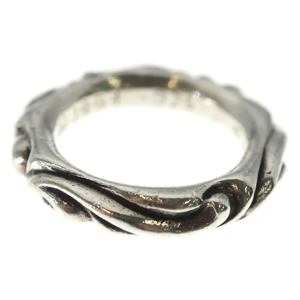Chrome Hearts Scrl Band Scroll Ring Silver — view 2