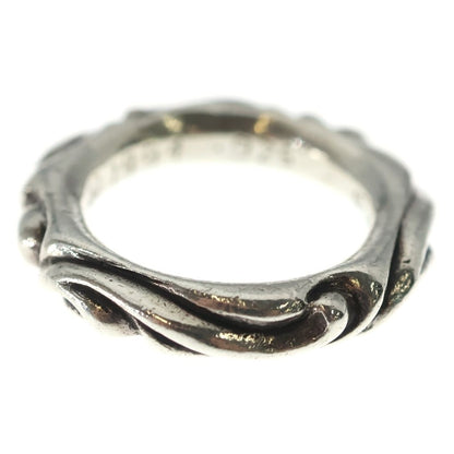 Chrome Hearts Scrl Band Scroll Ring Silver — view 2