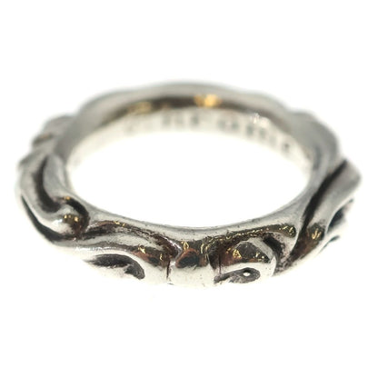 Chrome Hearts Scrl Band Scroll Ring Silver — view 4