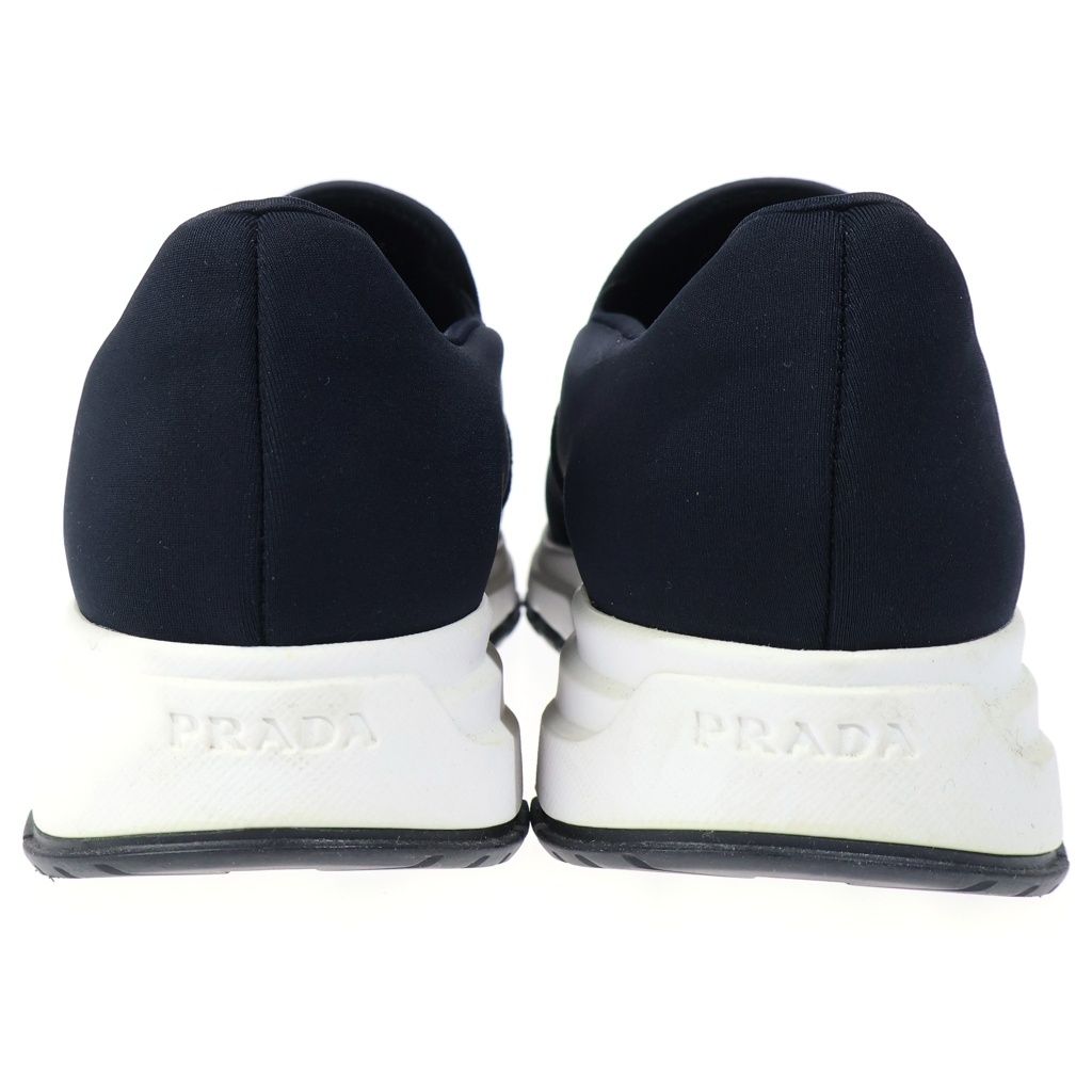 Prada Visual Decoration Low Cut Slip on Shoes Black — view 3