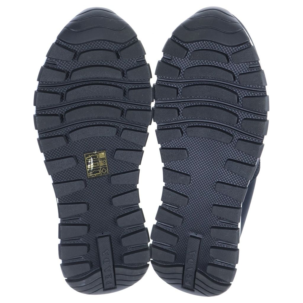 Prada Visual Decoration Low Cut Slip on Shoes Black — view 5