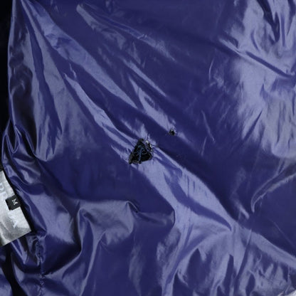 Prada Chest Logo Print Zip Up Jacket Vest Blue — view 5