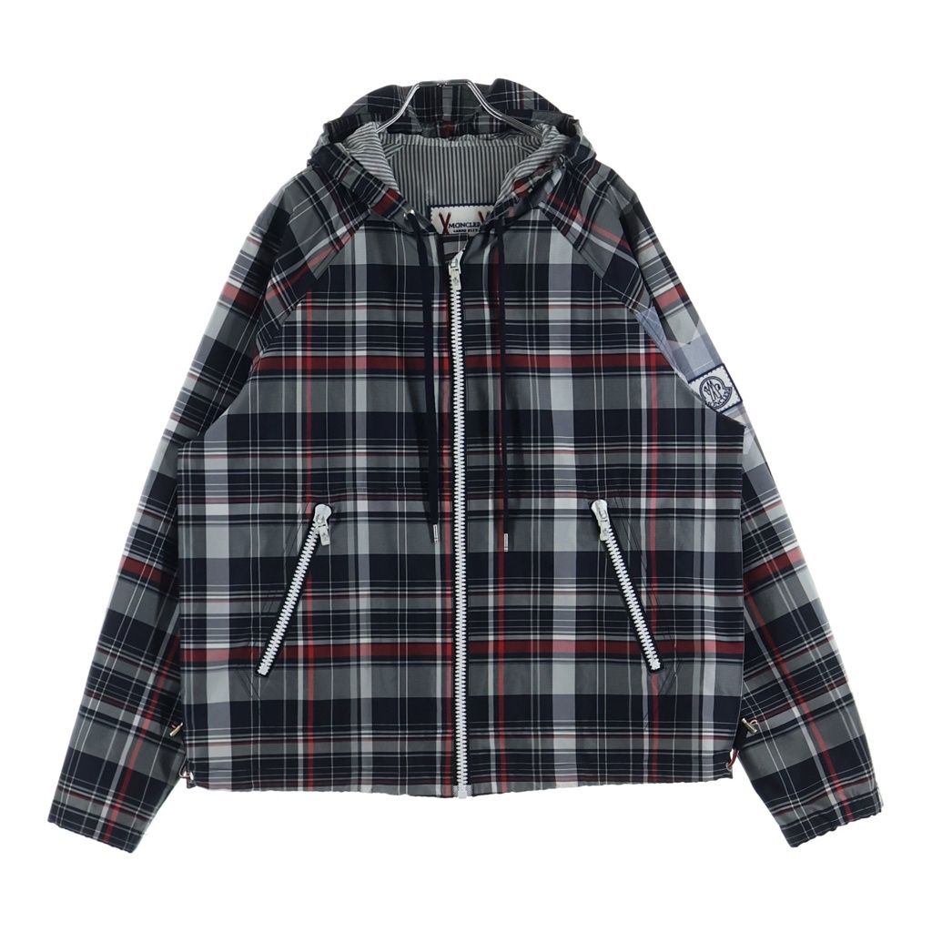 Moncler Checked Nylon Jacket Multi
