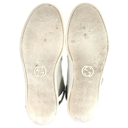 Gucci Logo Embroidery Metallic Cles Lace Up Belt Sneaker — view 5