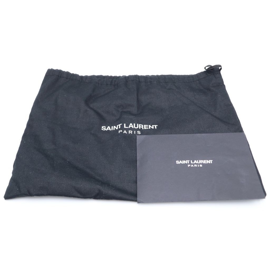 Saint Laurent Paris Kate Shoulder Bag Chain Black Leather Gold — view 7