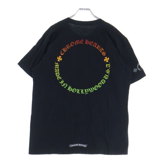 Chrome Hearts Back Grad Circle Logo Tee Gradation Crew Neck Short Sleeve