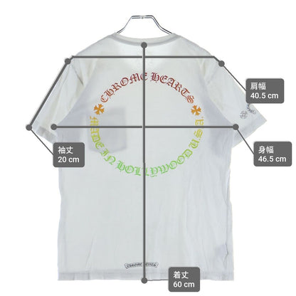 Chrome Hearts Back Grad Circle Logo Tee Gradation Crew Neck Short Sleeve — view 9