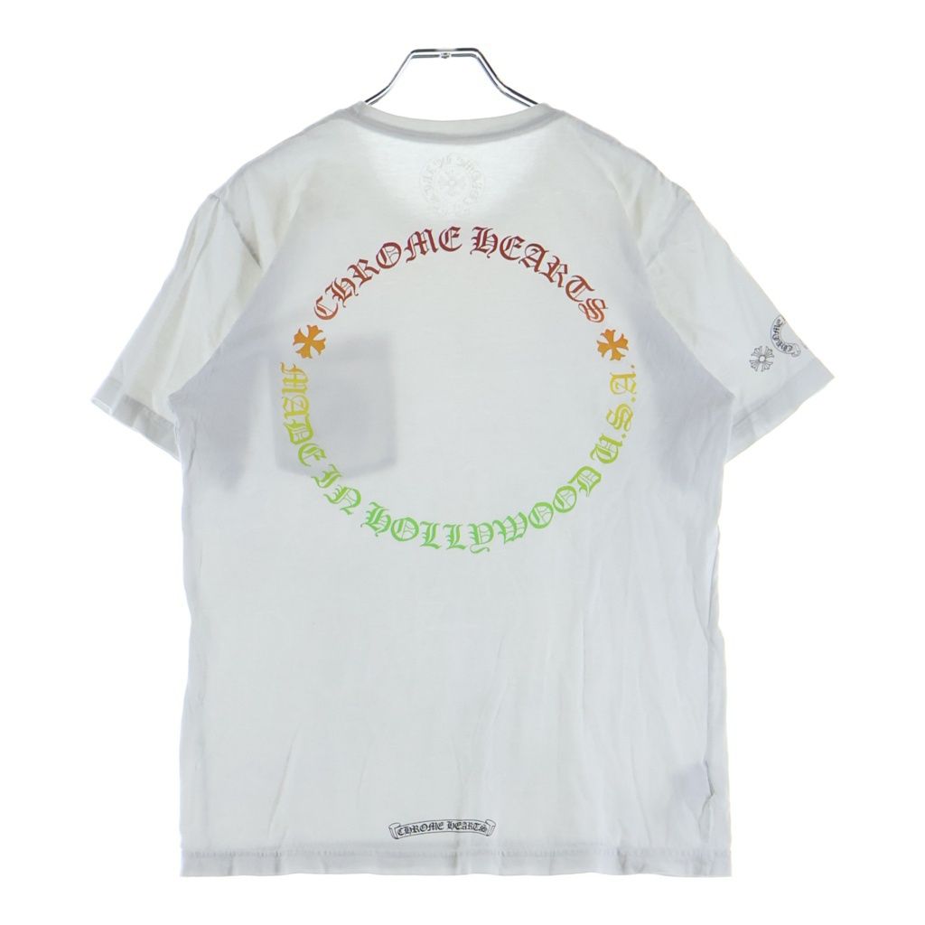 Chrome Hearts Back Grad Circle Logo Tee Gradation Crew Neck Short Sleeve