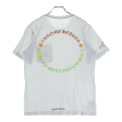 Chrome Hearts Back Grad Circle Logo Tee Gradation Crew Neck Short Sleeve