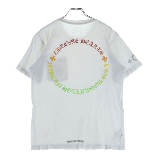Chrome Hearts Back Grad Circle Logo Tee Gradation Crew Neck Short Sleeve