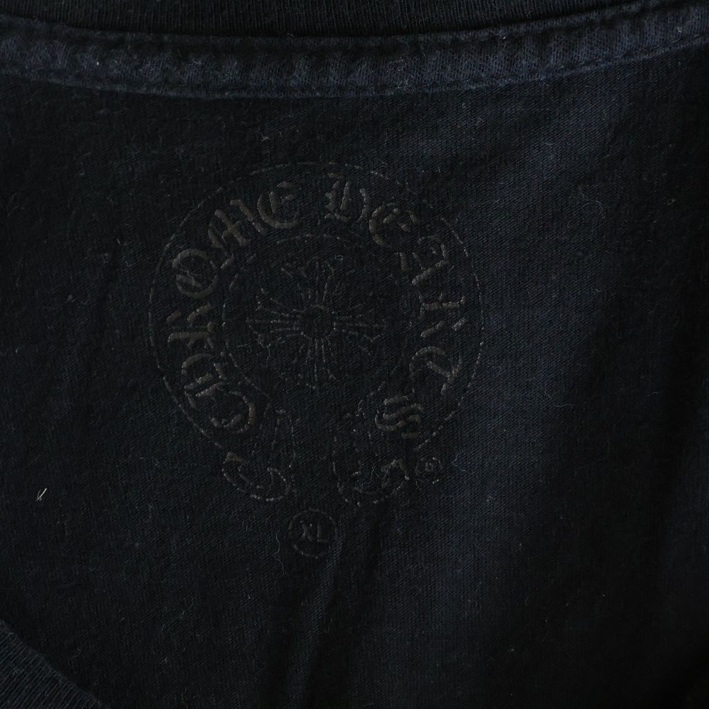 Chrome Hearts Harris Teeter Front Foti Print Crew Neck Long Sleeve Top Black — view 7