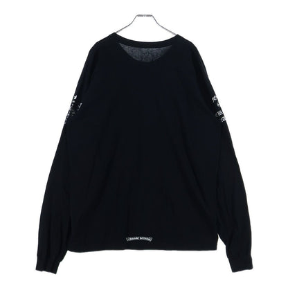 Chrome Hearts Harris Teeter Front Foti Print Crew Neck Long Sleeve Top Black — view 2