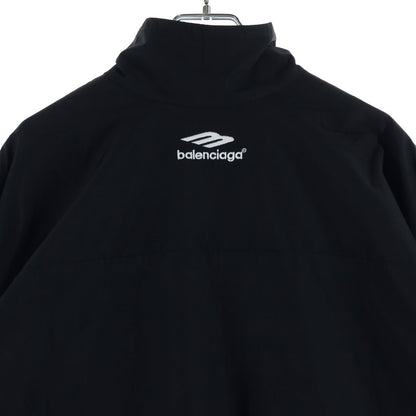 Balenciaga Sports Icon Track Jacket Logo Field Nylon Black — view 4