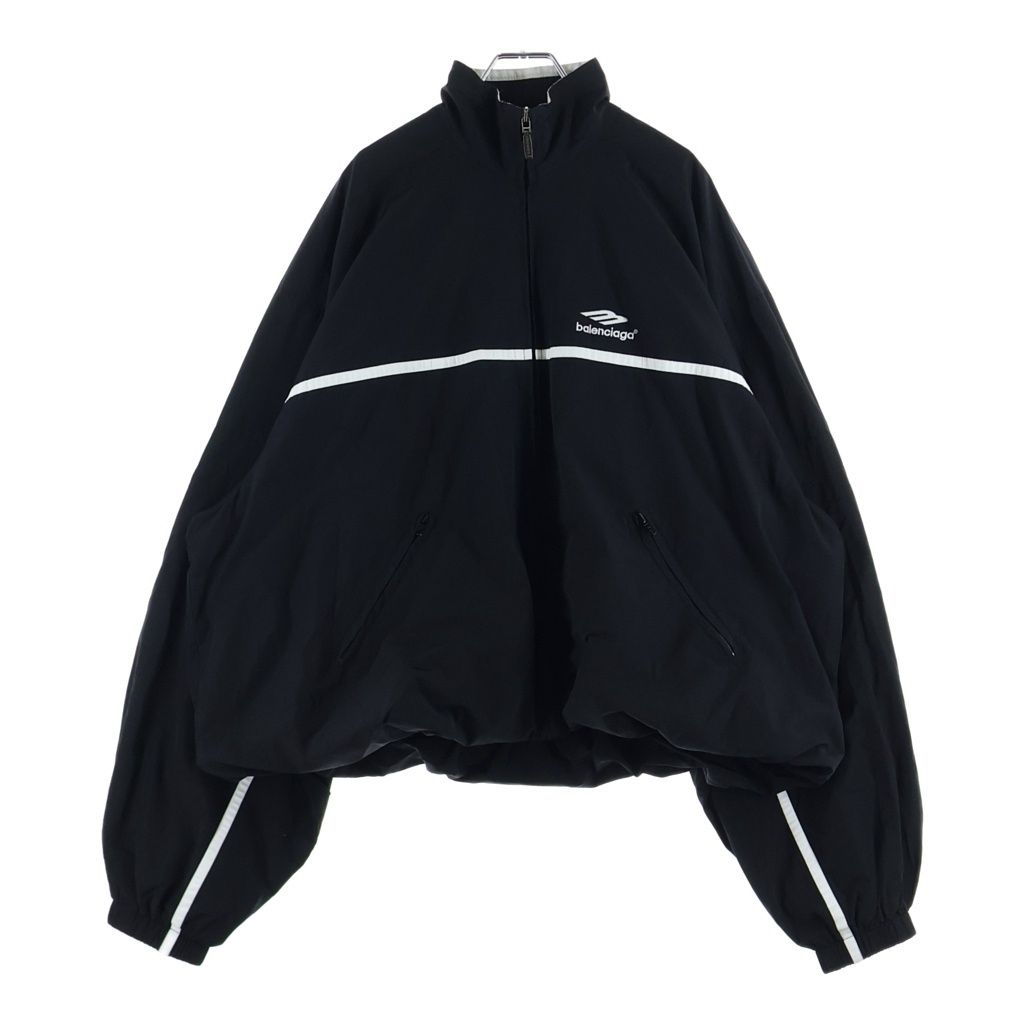 Balenciaga Sports Icon Track Jacket Logo Field Nylon Black