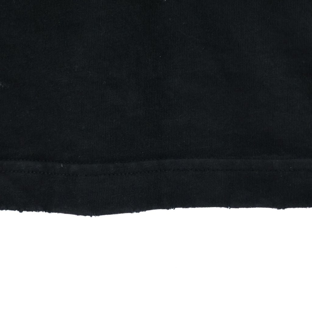 Balenciaga Skater Oversized T-Shirt Crushed Patch Destroyed Crew Neck Short — view 6