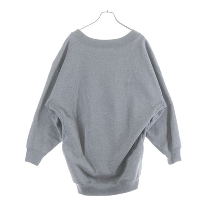 Balenciaga Reverse Crew Neck Long Sleeve Sweatshirt Gray — view 2
