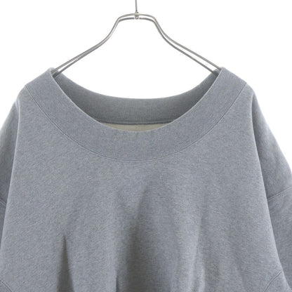 Balenciaga Reverse Crew Neck Long Sleeve Sweatshirt Gray — view 4