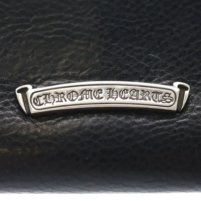 Chrome Hearts Judy Cross Ball Button Leather Wallet Black — view 6