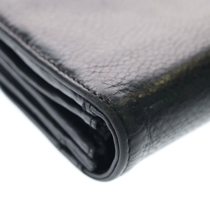 Chrome Hearts Judy Cross Ball Button Leather Wallet Black — view 5