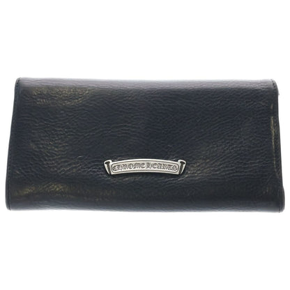 Chrome Hearts Judy Cross Ball Button Leather Wallet Black — view 2