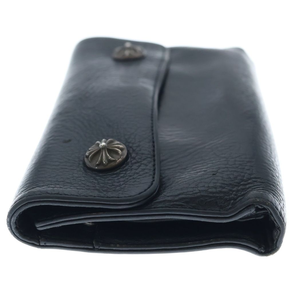 Chrome Hearts Wave Leather Wallet Black — view 3
