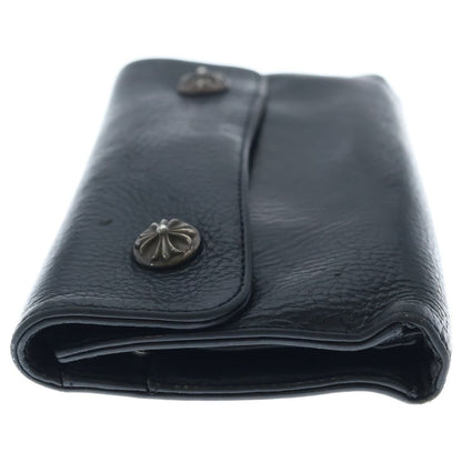 Chrome Hearts Wave Leather Wallet Black — view 3