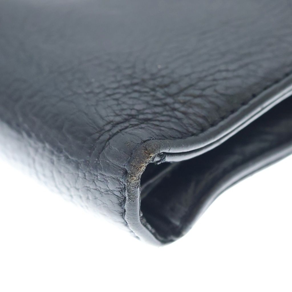 Chrome Hearts Wave Leather Wallet Black — view 5