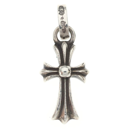Chrome Hearts Crs Baby Fat Cross Pendant Top Silver