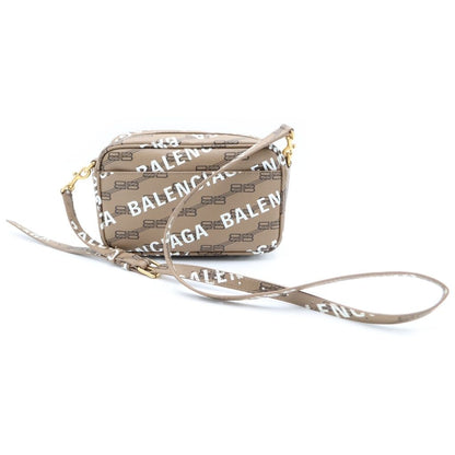 Balenciaga Signature Camera Bag BB Monogram BB All Over Pattern Leather — view 2