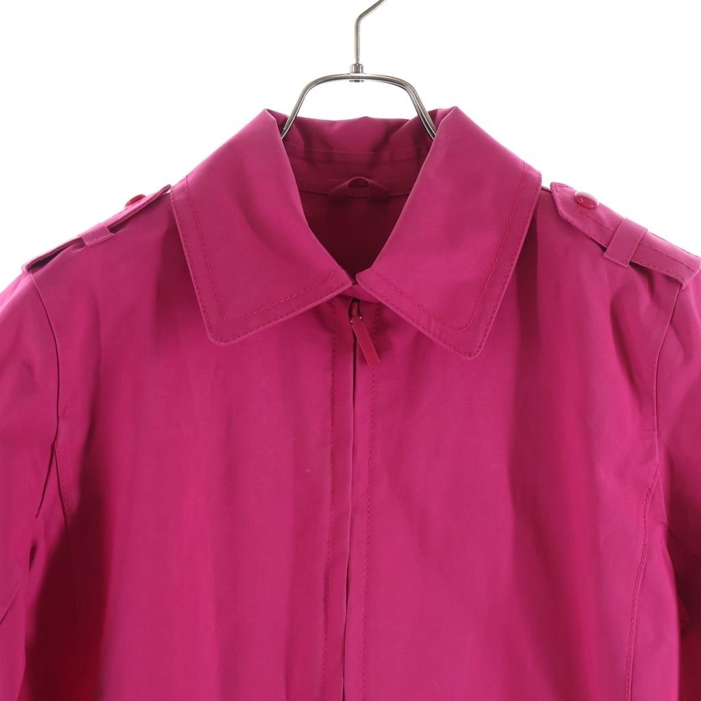 Louis Vuitton Monogram Mackintosh Zip Up Trench Coat Pink — view 3