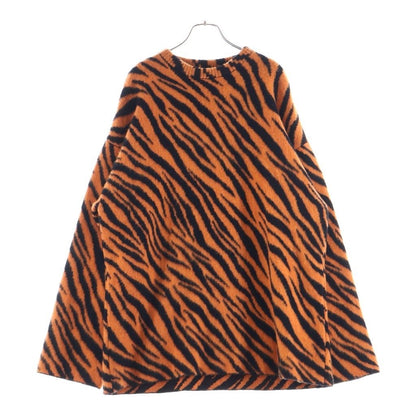 Balenciaga Year of the Tiger Pattern Knit Sweater Orange Black