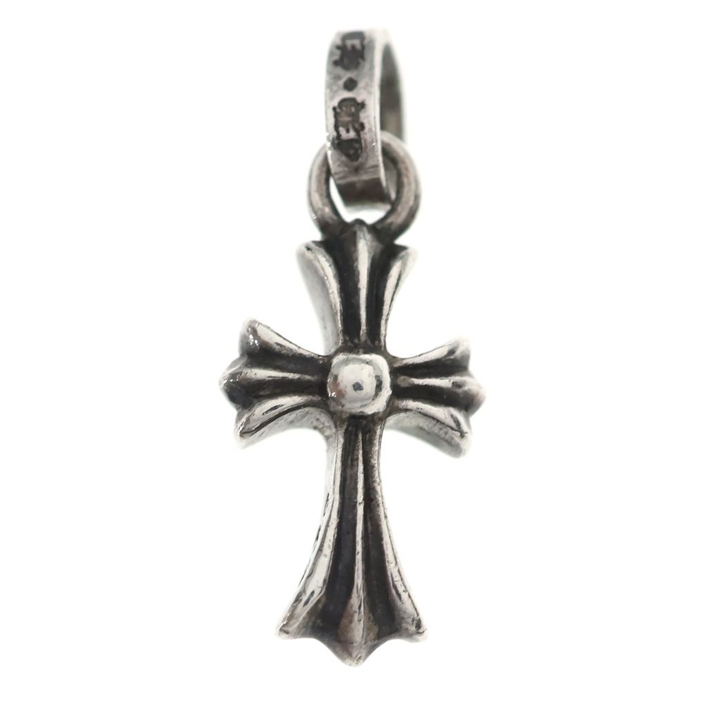 Chrome Hearts Crs Baby Fat Cross Pendant Top Silver — view 2