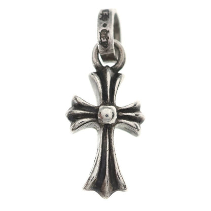 Chrome Hearts Crs Baby Fat Cross Pendant Top Silver — view 2