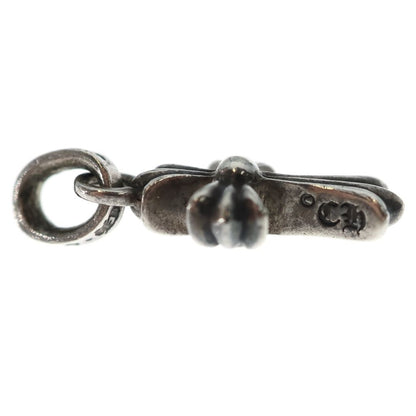 Chrome Hearts Crs Baby Fat Cross Pendant Top Silver — view 4