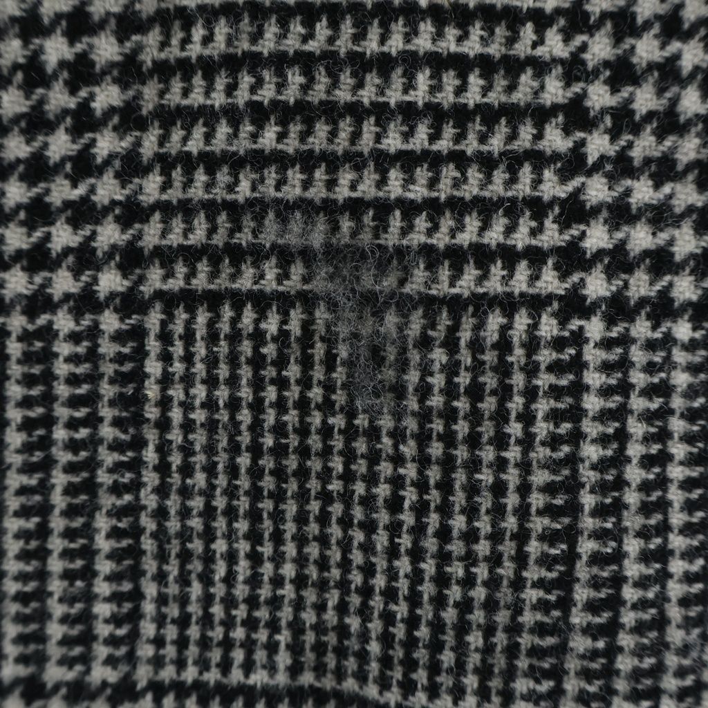 Moncler Blin Bling Glen Plaid Down Jacket Gray — view 6