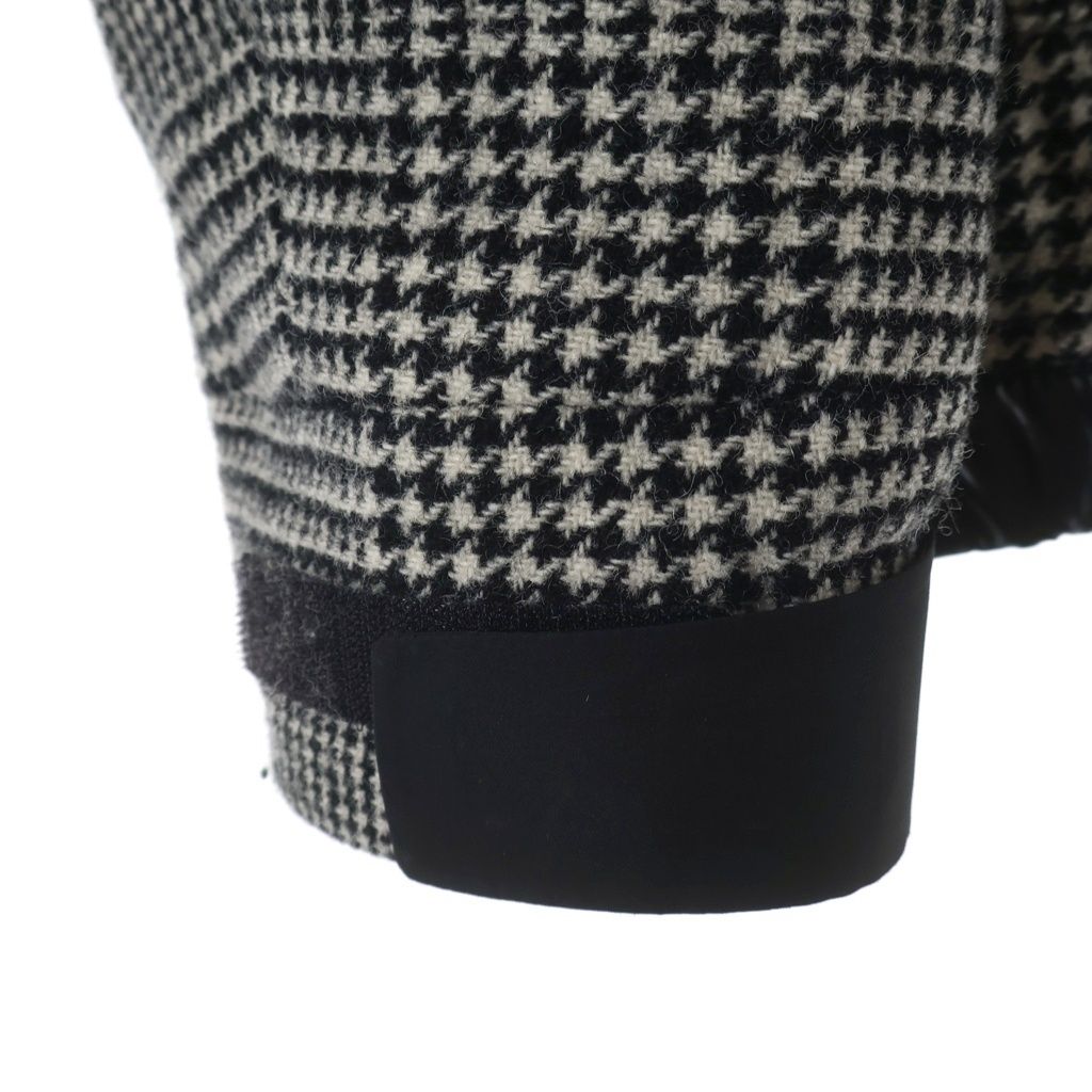 Moncler Blin Bling Glen Plaid Down Jacket Gray — view 5