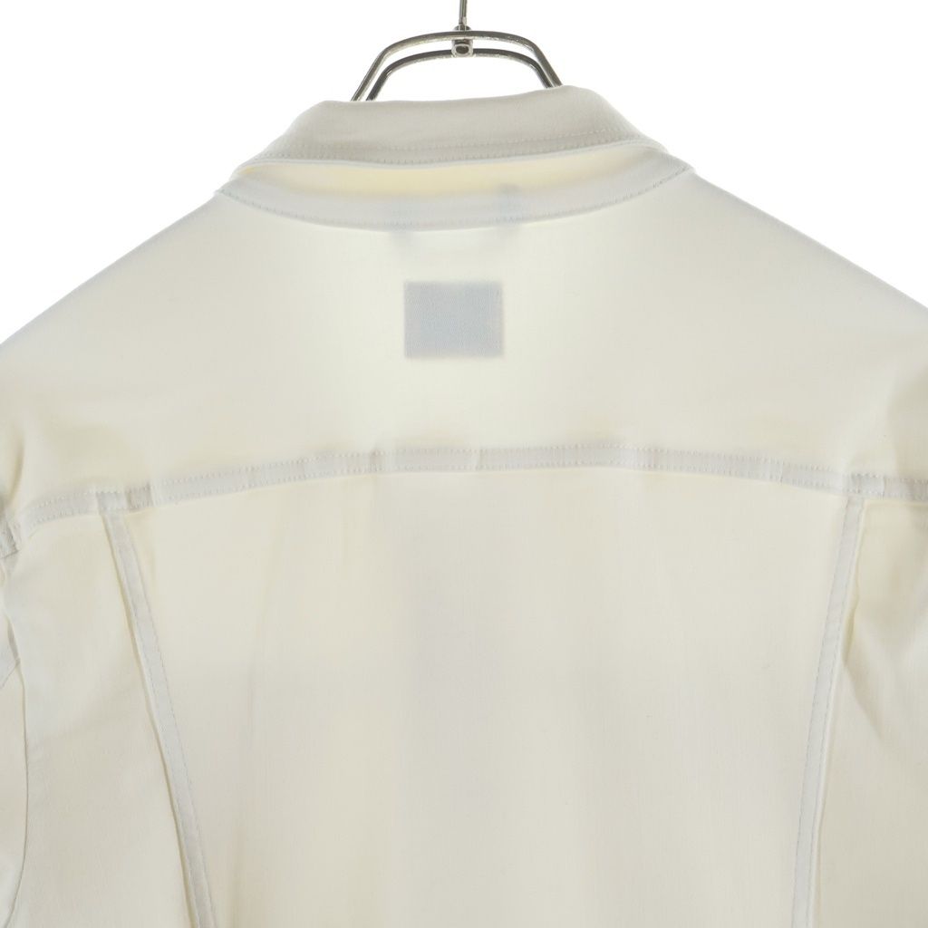 Hermes Tramarossa Denim Trucker Jacket White — view 4