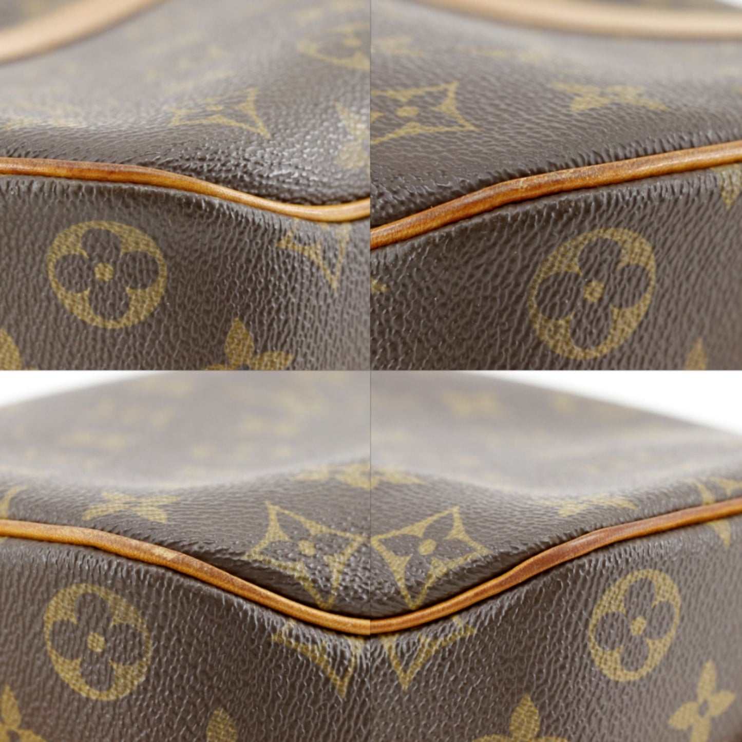 Louis Vuitton Vintage Monogram Canvas Brown LadyShoulder Shoulder Bag — view 4