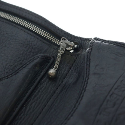 Chrome Hearts 3 Fold Cross Ball Leather Wallet Black — view 5
