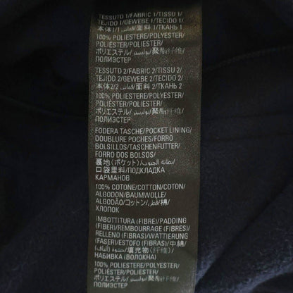 Balenciaga Reversible Puffer BB Embroidery Logo Fleece Jacket Navy — view 7