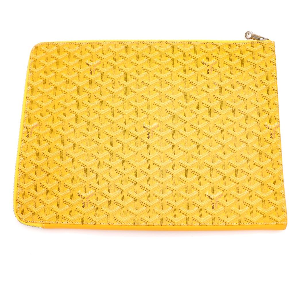 Goyard Sorbonne Clutch Yellow — view 2